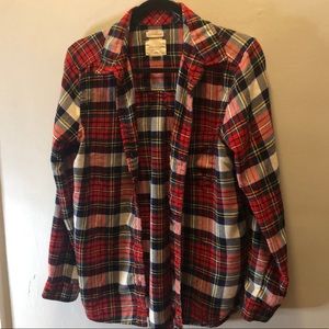AE Ahh-Mazingly Soft Boyfriend Fit Plaid Shirt M